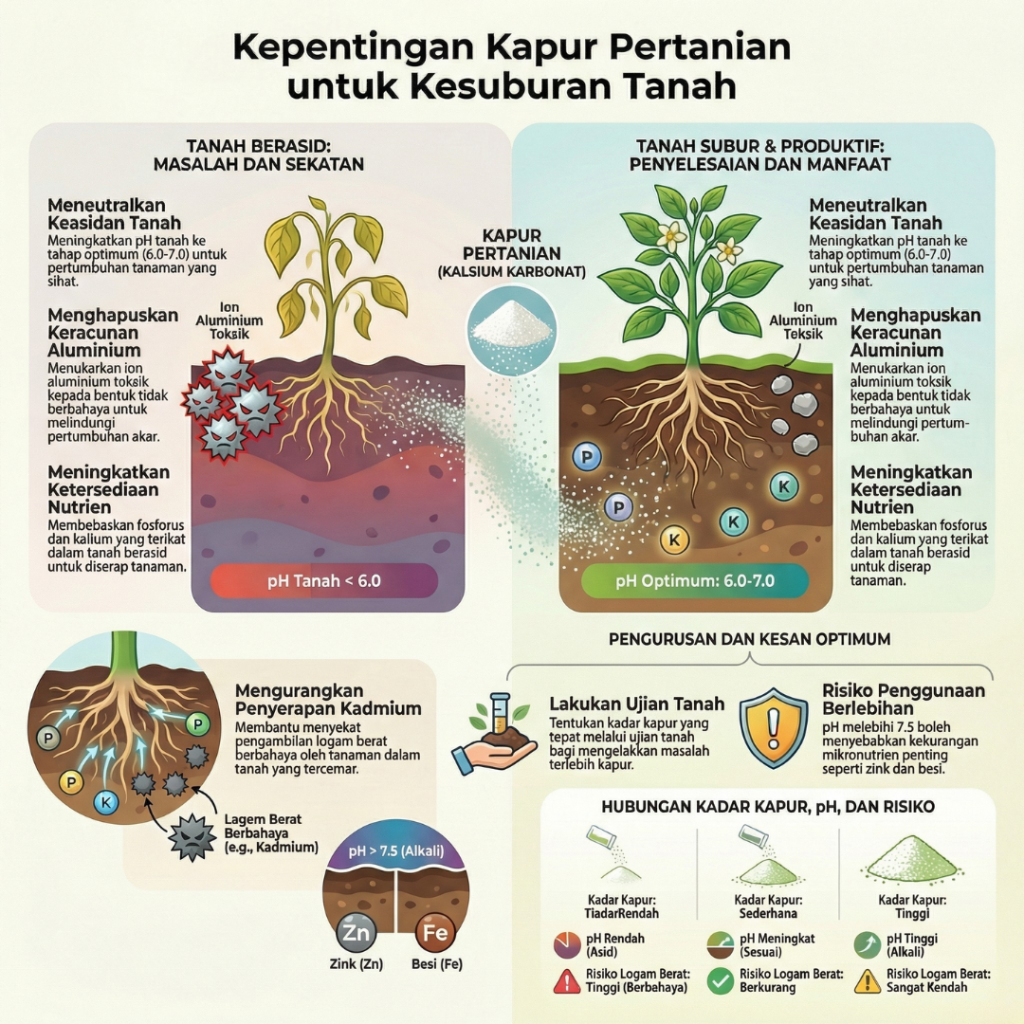 Kapur Pertanian: "Antasid" Semulajadi untuk Tanah yang Sakit Kapur Pertanian: "Antasid" Semulajadi untuk Tanah yang Sakit