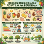 Sunburn dan Kerosakan Akibat Cahaya Berlebihan image