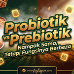 Probiotik vs Prebiotik: Nampak Sama, Tetapi Fungsinya Berbeza image