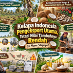 Kelapa Indonesia Pengeksport Utama, Tetapi Nilai Tambahnya Rendah: Di Mana Silapnya? image