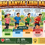 Lebih Banyak Lebih Baik? Menganalisis Dos Jogging yang Dikaitkan dengan Umur Panjang image